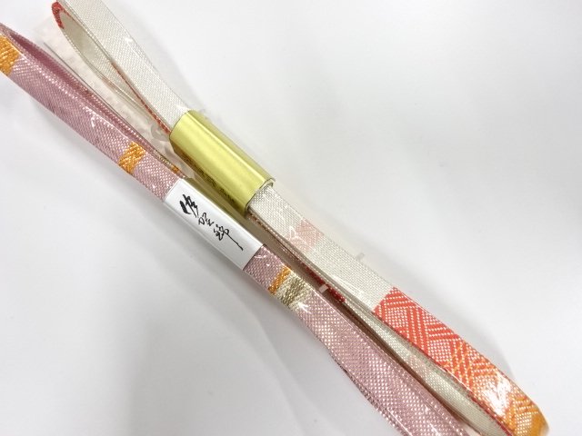 未使用品　正絹　佐賀錦帯締め　2本セット